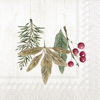 Winter Cherish Cream Napkins