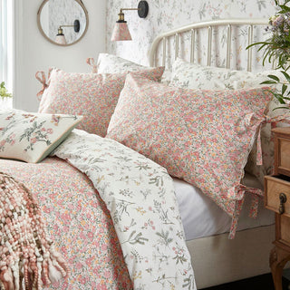 Loveston Coral Pink Single Duvet Cover Set