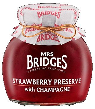 Mrs Bridges Strawberry Preserve & Champagne