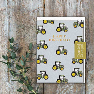 Happy Birthday Tractors Mini Moments Card