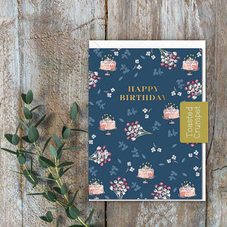 Happy Birthday Cake & Candles Mini Moments Card