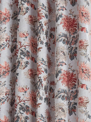 Maryam Crimson 88"x90" Blackout Lined Eyelet Curtains