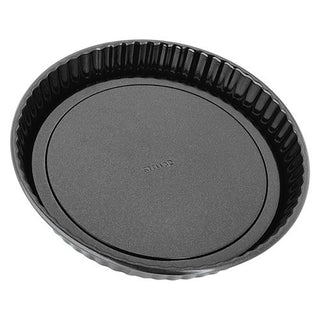 Stellar Bakeware, 9"/23cm Fluted Flan Tin, Loose Base, Non-Stick