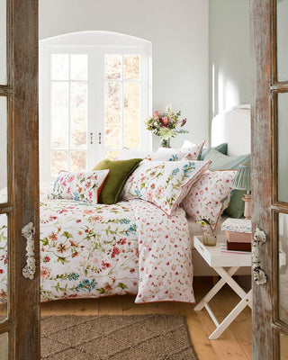 Wild Meadow Crimson Double Duvet Set