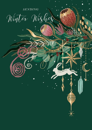 Winter Sprig Christmas Card