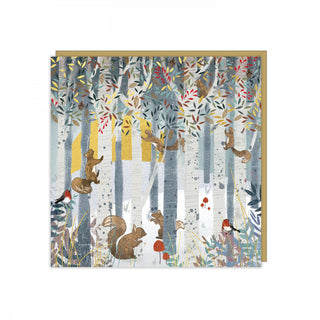 Woodland Delight Christmas Cards, 6 Pack