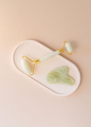 Xiujan Jade Gua Sha and Roller Set