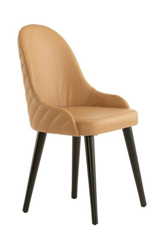 Dolce Beige Faux Leather Dining Chair