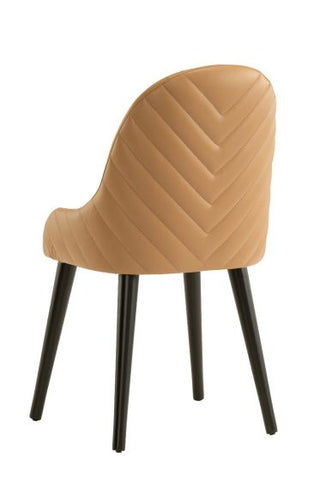 Dolce Beige Faux Leather Dining Chair