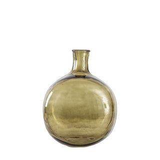 Burwell Bottle Vase Green Small