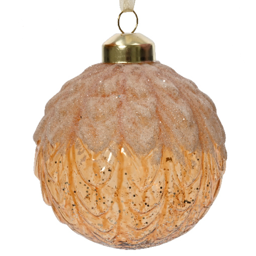 Spangle Caramel Shimmer Bauble