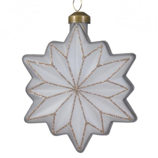 Star Glitter Marble Grey Tree Decoration