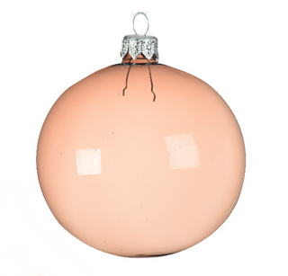 Glass Walnut Transparent Bauble