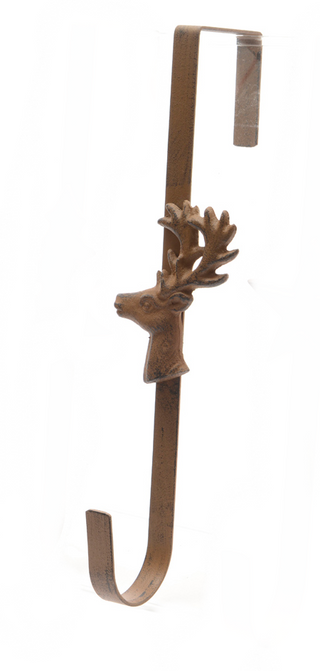 Wreath Holder Bronze with Stag