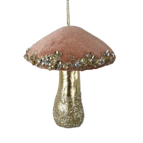 Pink Earth Mushroom Tree Decoration