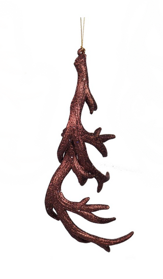Antlers Glitter Bronze Decoration