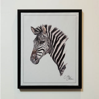 Zebra Framed Wall Art