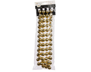 Bead Garland Light Gold Garland 2.7m