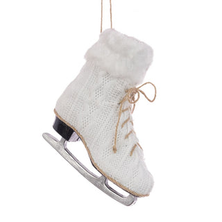 Knitted Ice Skate Hanging Decoration