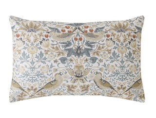 Strawberry Thief Standard Pillowcase Pair, Hessian