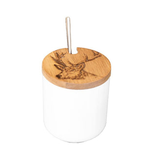 Jar & Spoon Set - Stag