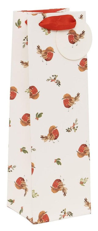 Resplendent Robins Bottle Bag