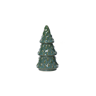Rosemary Green Embossed Tree Shaped Christmas Decoration Sml