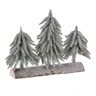 Frosted Trees On Stand Ornament