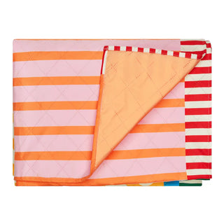 Stripe Up Your Life Picnic Blanket Large