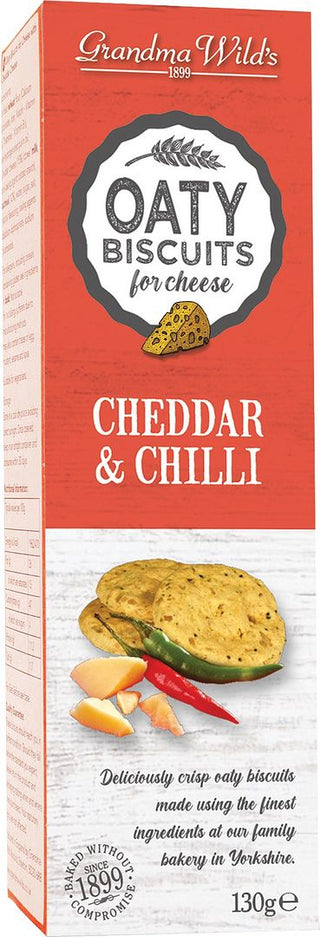 Cheese & Chilli Oaty Biscuit  130g