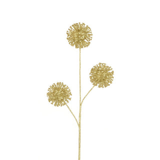 Sparkle Allium Spray Gold