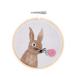 Embroidery Kit Traced, Bunny