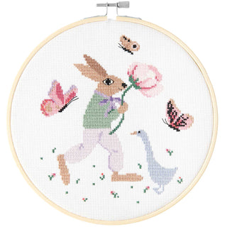 Embroidery Kit Counted Cross Stitch, Spring Friends