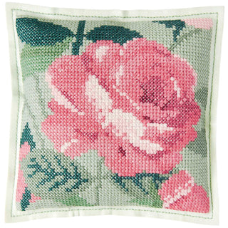 Felt Cushion for Cross Stitch, Rose