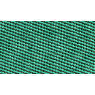Green Diagonal Woven Ribbon