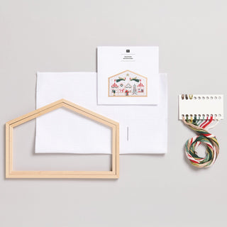 Christmas Market Embroidery Kit