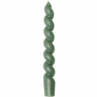 Pine Green Spiral Candle