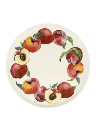 Peaches Flat Serving Plate