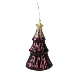 Purple Gloss Christmas Tree Decoration