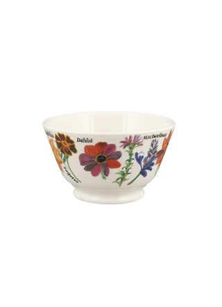 Autumn Flowers Small Old Bowl