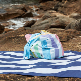 Foldaway Tote Bag Unicorn Waves