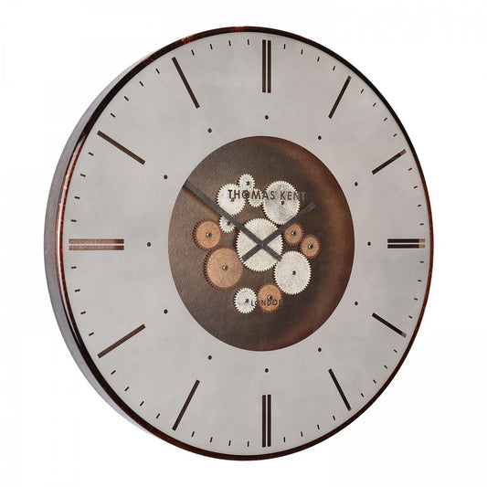 Clocksmith Wall Clock Cog Bronze 21"