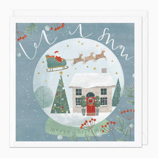Snow Globe Christmas Card