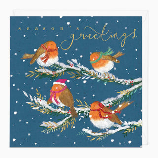 Robin Friends Christmas Card
