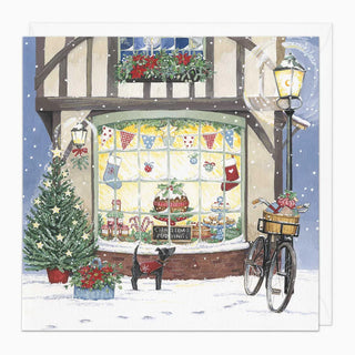Festive Window Christmas Card