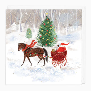 Santas Horse Christmas Card