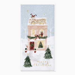 Stockings In The Window Christmas Card