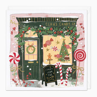Festive Candy Shop Christmas Card