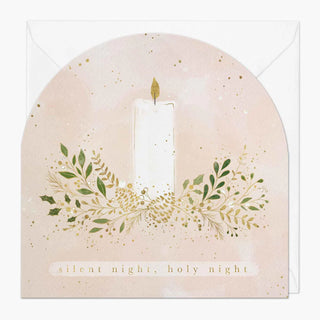 Silent Night Christmas Card