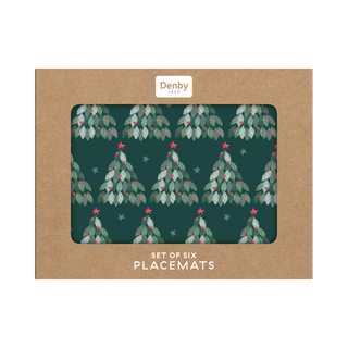 Denby Evergreen Set Of 6 Placemats
